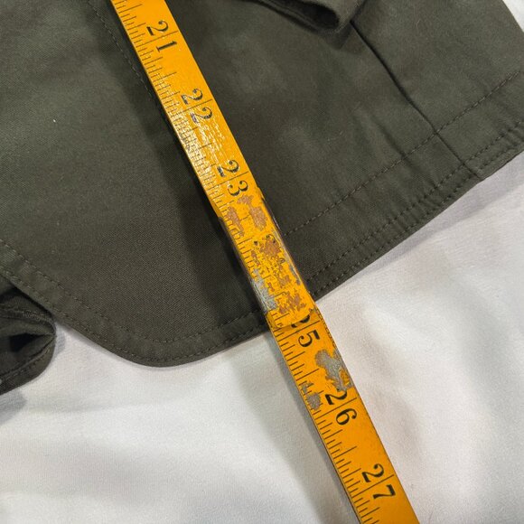 White House Black Market Olive Green Jacket  Size 12                       Lot J - Picture 6 of 8